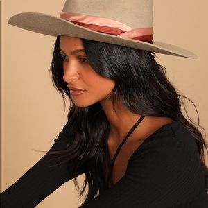 Bailey Grey Wool Felt Fedora